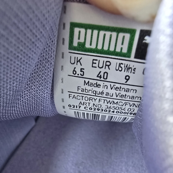 PUMA Fenty By Rihanna Bow Sweet Lavender Women Size 6.5 - Picture 5 of 16